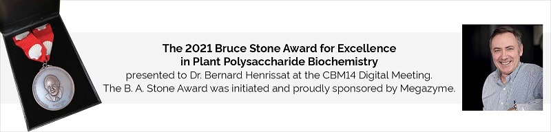 The 2021 Bruce Stone Award The 2021 Bruce Staone Award for Excellence in Plant Polysaccharide Biochemistry