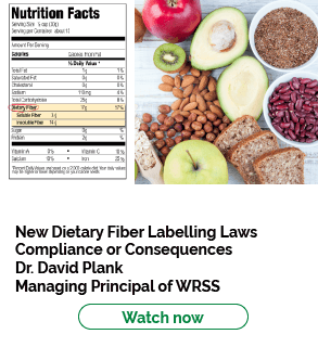 Dietary Fiber Labelling Laws Compliance or Consequences