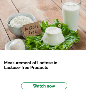 Measurement of Lactose in Lactose-free Products