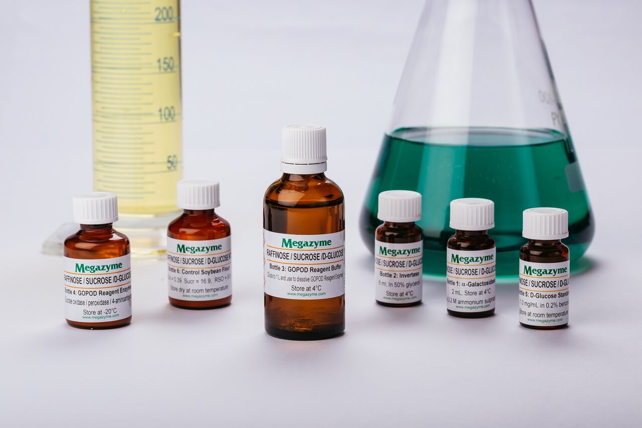 Raffinose/Sucrose/D-Glucose Assay Kit (K-RAFGL)