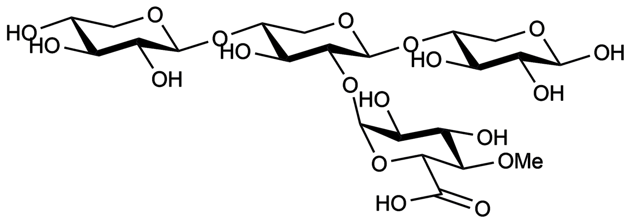 22-(4-O-Methyl-alpha-D-Glucuronyl)-xylotriose (O-XUX) 22-(4-O-Methyl-alpha-D-Glucuronyl)-xylotriose (O-XUX)